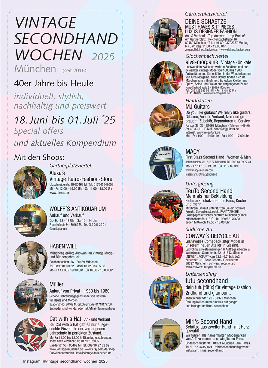 vintage wochen münchen
